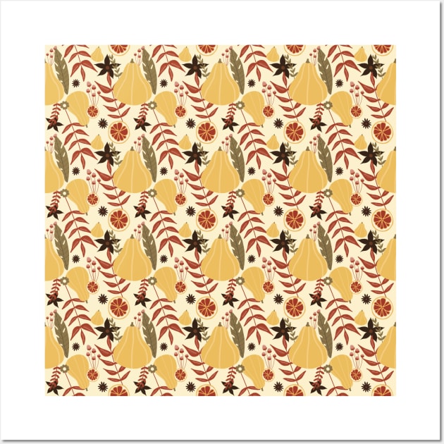 holiday pattern Wall Art by Chaka